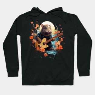 Nutria Playing Guitar Hoodie